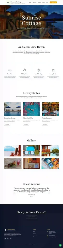 Sunrise Cottage Penida | Villa Website